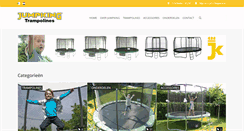 Desktop Screenshot of jumpking-trampolines.be